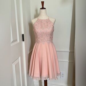 ALYCE Blush Dress